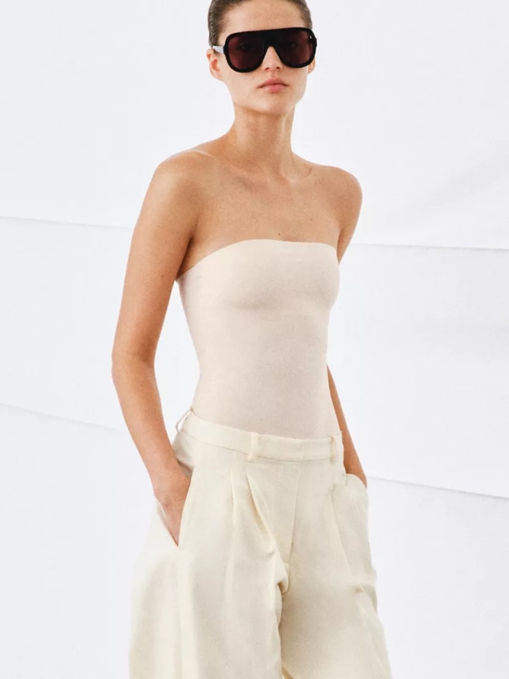 Zara strapless bodysuit